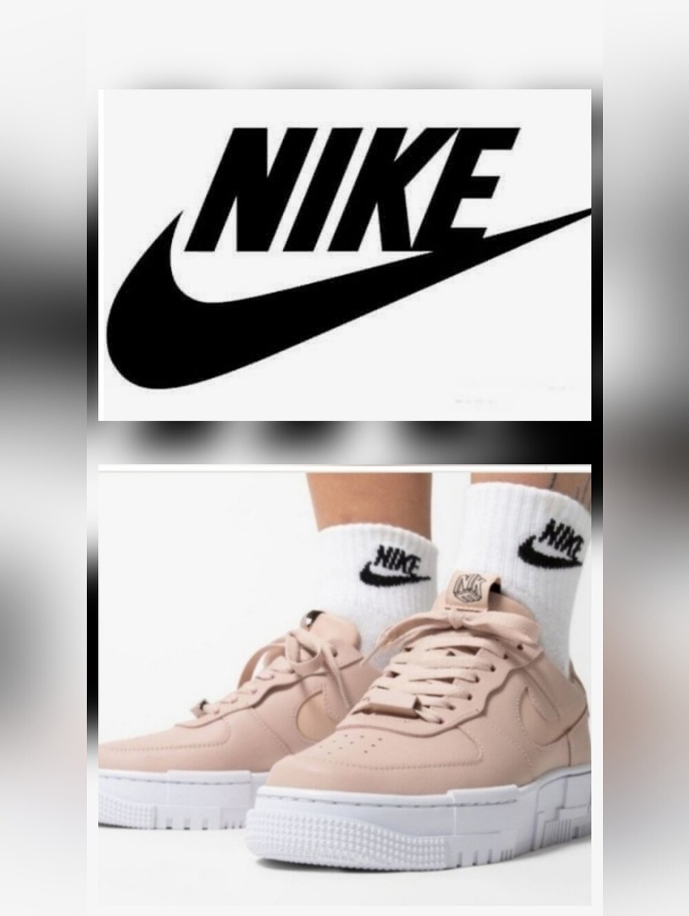 Nike Women's Platform Sneakers - Pale Pink